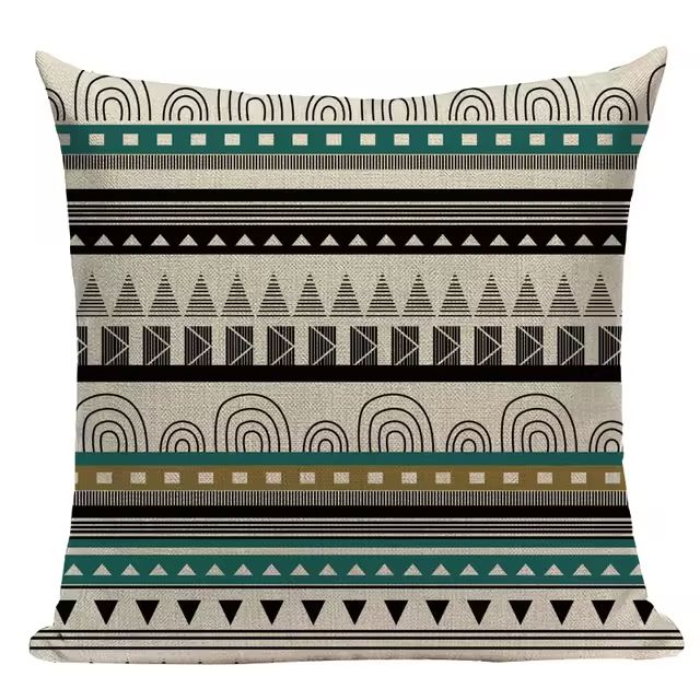 Almofada Premium Boho Étnica – Tons Quentes 11