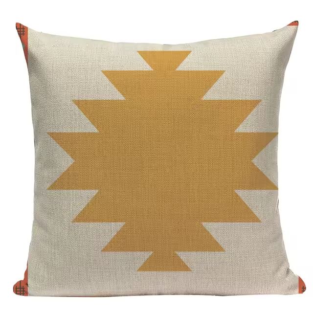 Almofada Premium Boho Étnica – Tons Quentes 5