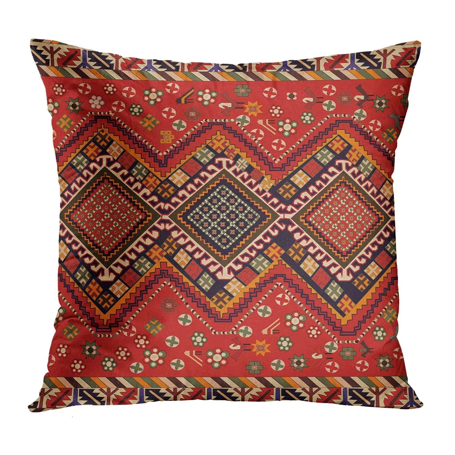 Almofada Boho Arábe Kilim – Elegância Rústica 16