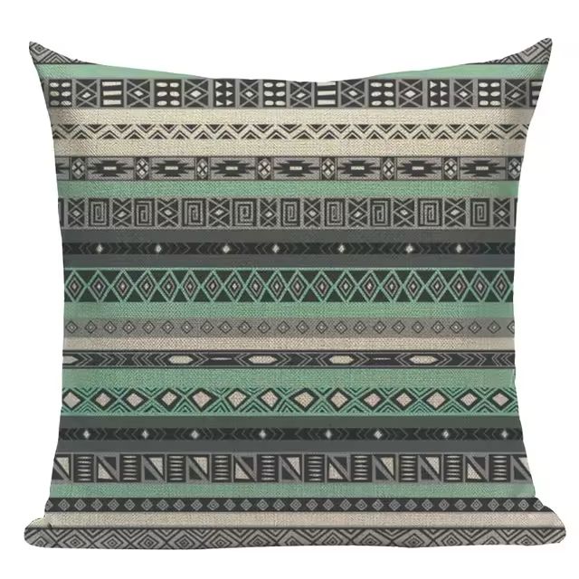 Almofada Premium Boho Étnica – Tons Quentes 19
